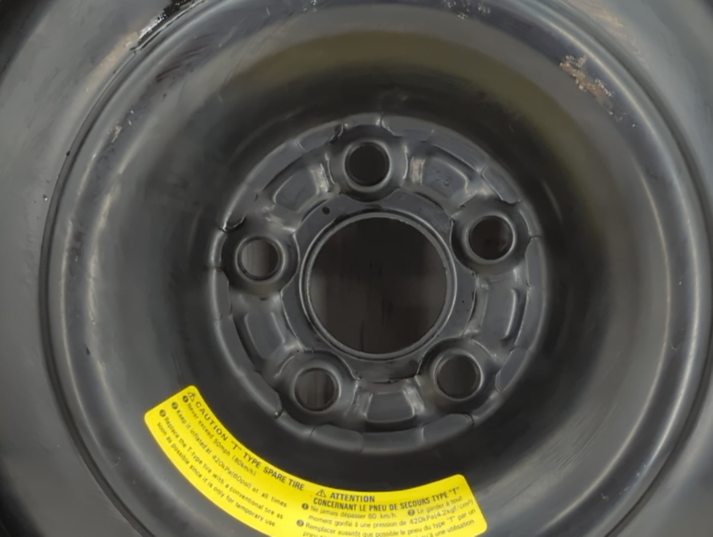 2009-2013 Subaru Forester Spare Donut Tire Wheel Rim Oem - Oemusedautoparts1.com