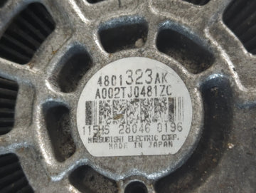 2016 Jeep Compass Alternator Replacement Generator Charging Assembly Engine OEM P/N:4801323AK Fits OEM Used Auto Parts