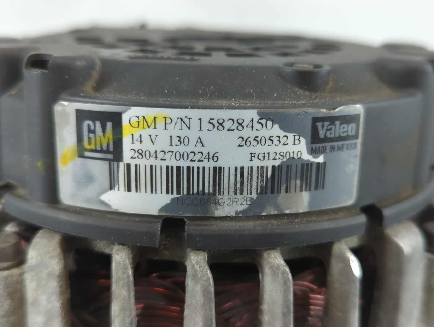 2010-2017 Chevrolet Equinox Alternator Replacement Generator Charging Assembly Engine OEM P/N:15828450 Fits OEM Used Auto Parts - Oemusedautoparts1.com