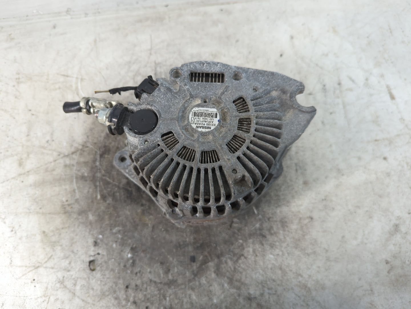 2017-2020 Nissan Pathfinder Alternator Replacement Generator Charging Assembly Engine OEM P/N:23100 9UA0A Fits OEM Used Auto Parts - Oemusedautoparts1.com