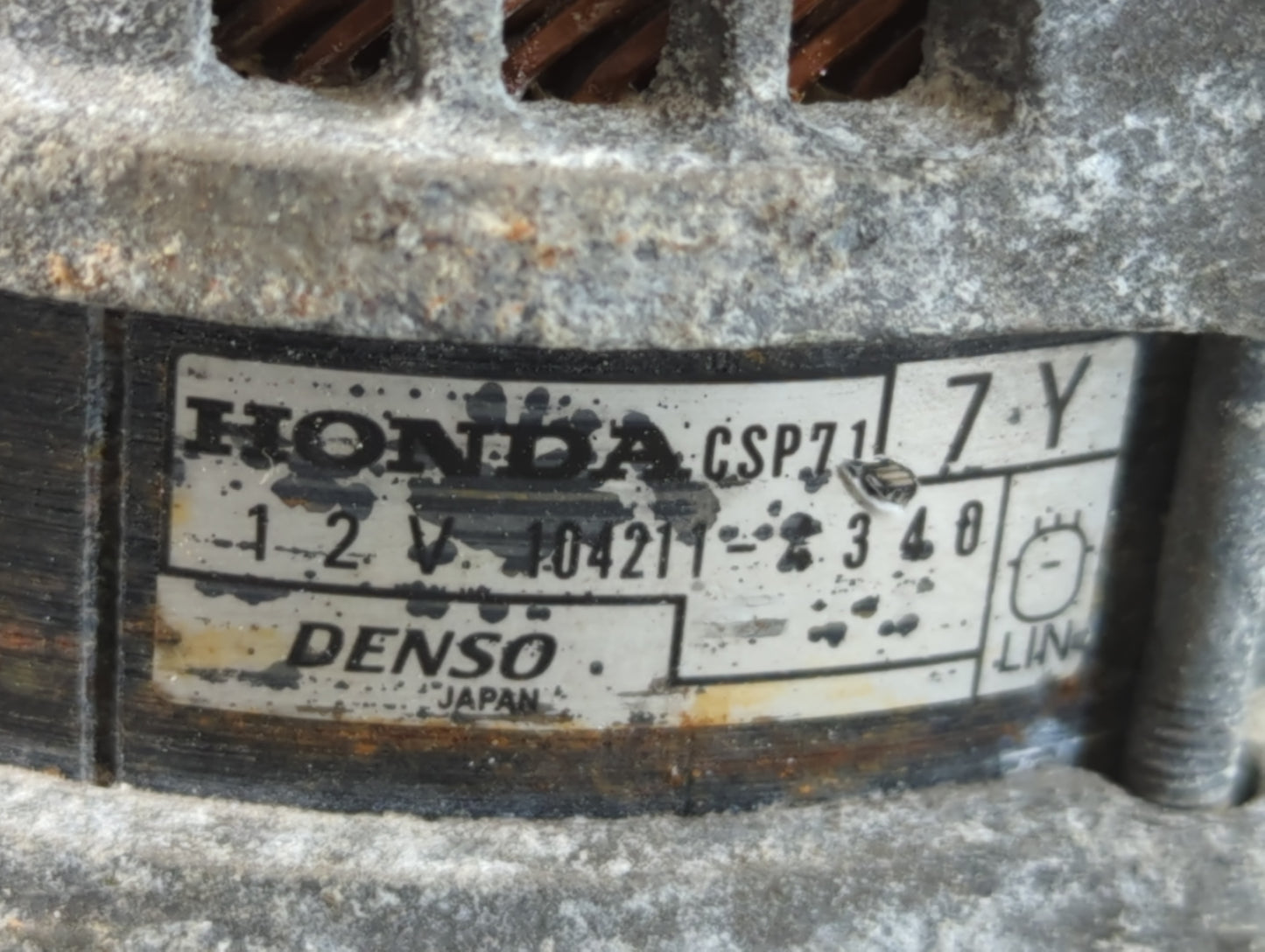 2020-2022 Honda Cr-V Alternator Replacement Generator Charging Assembly Engine OEM P/N:104211-4340 Fits OEM Used Auto Parts - Oemusedautoparts1.com