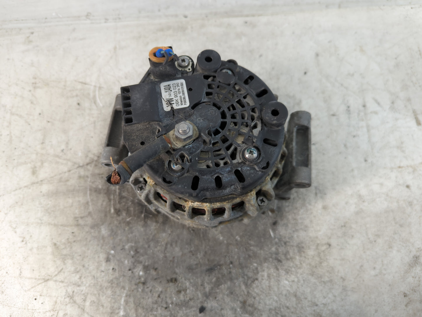 2013-2017 Volkswagen Beetle Alternator Replacement Generator Charging Assembly Engine OEM P/N:06K 903 023 Fits OEM Used Auto Parts - Oemusedautoparts1.com