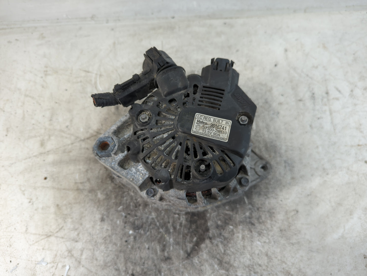 2012-2017 Hyundai Veloster Alternator Replacement Generator Charging Assembly Engine OEM P/N:2616741 37300-2B510 Fits OEM Used Auto Parts - Oemusedautoparts1.com