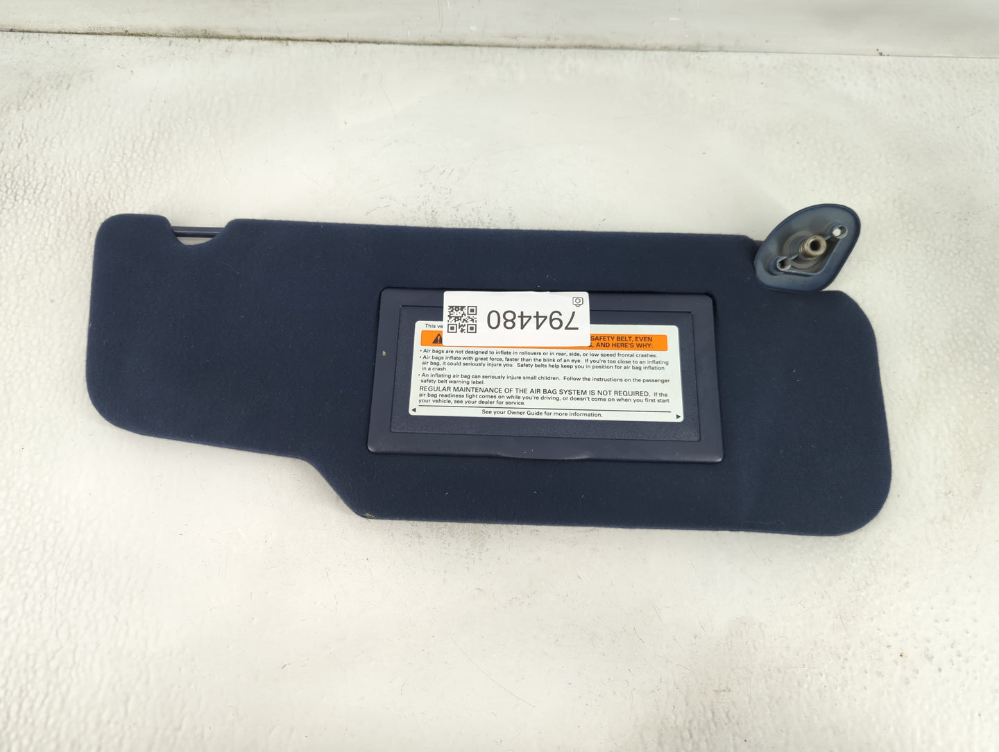 1994 Mercury Grand Marquis Sun Visor Shade Replacement Passenger Right Mirror Fits OEM Used Auto Parts - Oemusedautoparts1.com
