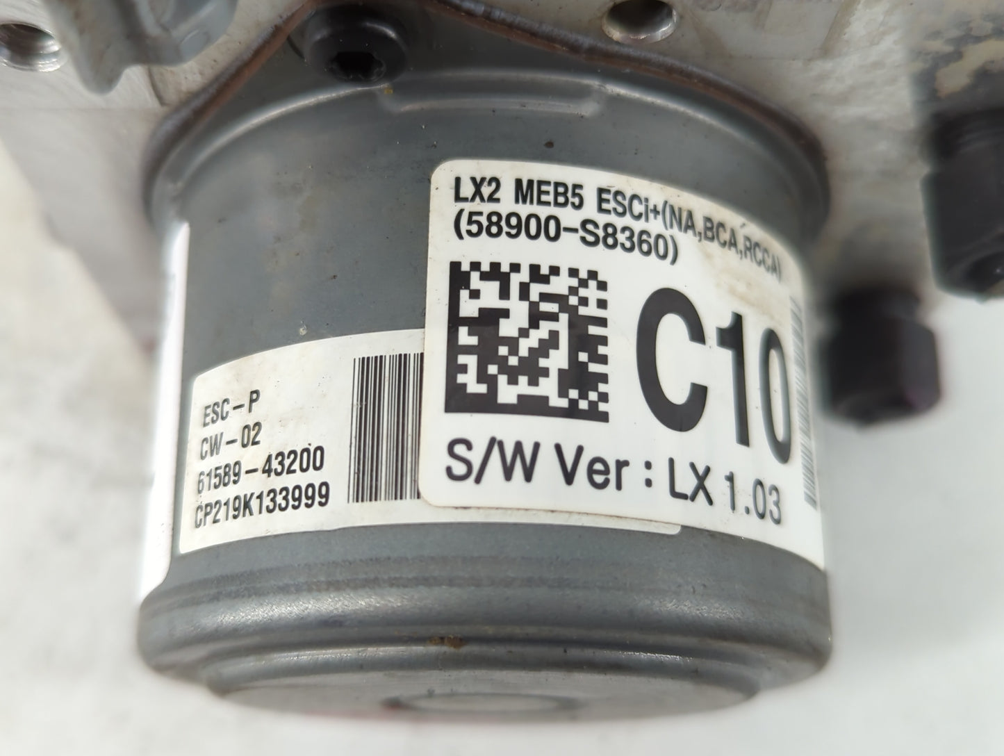 2020-2022 Hyundai Palisade ABS Pump Control Module Replacement P/N:58900-S8360 Fits Fits 2020 2021 2022 OEM Used Auto Parts - Oemusedautoparts1.com