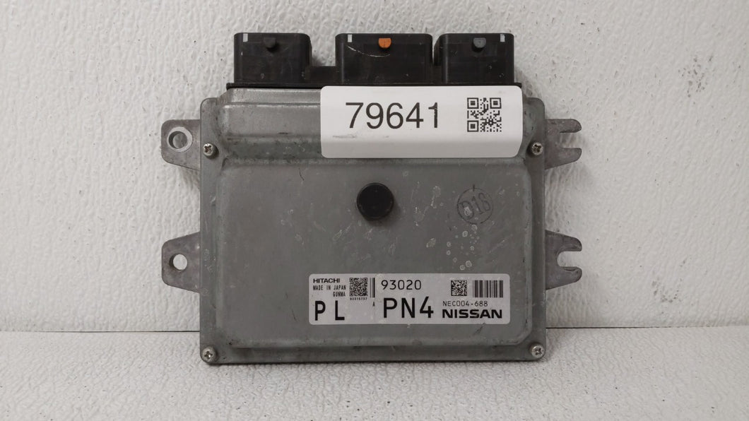 2014 Nissan Cube PCM Engine Control Computer ECU ECM PCU OEM P/N:NEC004-688 Fits OEM Used Auto Parts - Oemusedautoparts1.com 