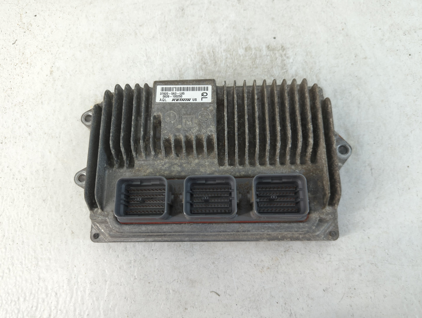 2013 Honda Accord PCM Engine Control Computer ECU ECM PCU OEM P/N:0639-100250 37820-5A3-L85 Fits OEM Used Auto Parts - Oemusedautoparts1.com