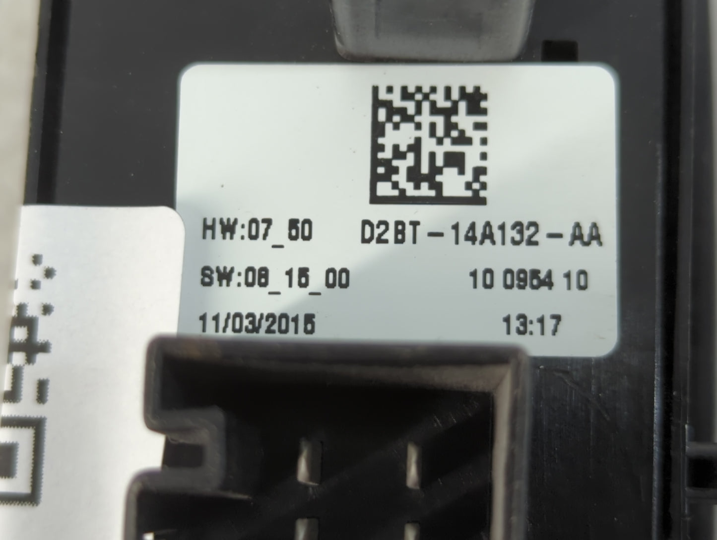 2014-2019 Ford Fiesta Master Power Window Switch Replacement Driver Side Left P/N:D2BT-14A132-AA Fits OEM Used Auto Parts - Oemusedautoparts1.com