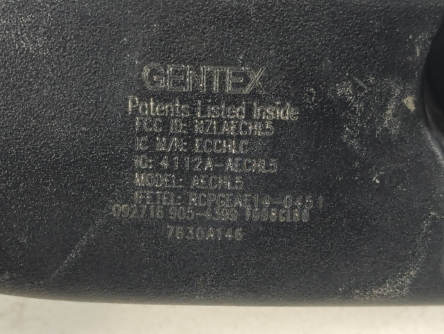 2016-2017 Mitsubishi Outlander Sport Interior Rear View Mirror Replacement OEM P/N:4112A-AECHL5 7630A045 Fits Fits 2016 2017 OEM Used Auto Parts - Oemusedautoparts1.com