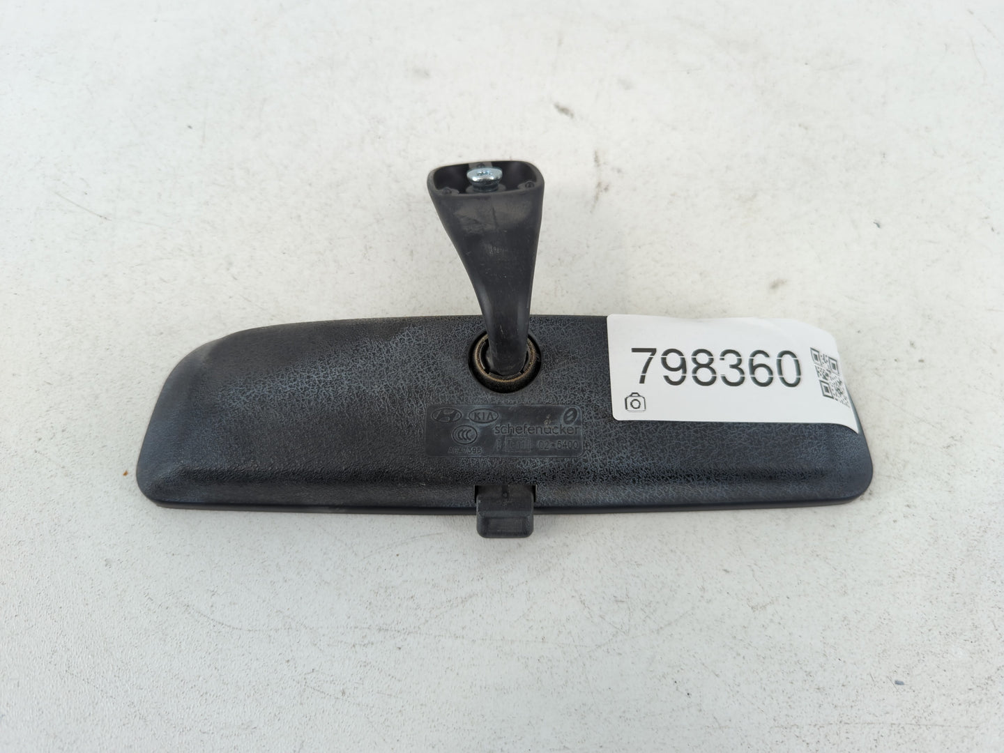 2005-2011 Hyundai Accent Interior Rear View Mirror Replacement OEM P/N:E1102 5400 A047396 Fits OEM Used Auto Parts - Oemusedautoparts1.com