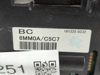 2019 Nissan Rogue Sport Instrument Cluster Speedometer Gauges P/N:6MM0A/C5C7 Fits OEM Used Auto Parts - Oemusedautoparts1.com