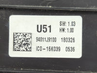 2018-2021 Hyundai Kona Instrument Cluster Speedometer Gauges P/N:IC0-16K039 94011J9100 Fits Fits 2018 2020 2021 OEM Used Auto Parts - Oemusedautoparts1.com