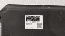 2015 Toyota Prius PCM Engine Control Computer ECU ECM PCU OEM P/N:89661-47590 Fits OEM Used Auto Parts - Oemusedautoparts1.com 