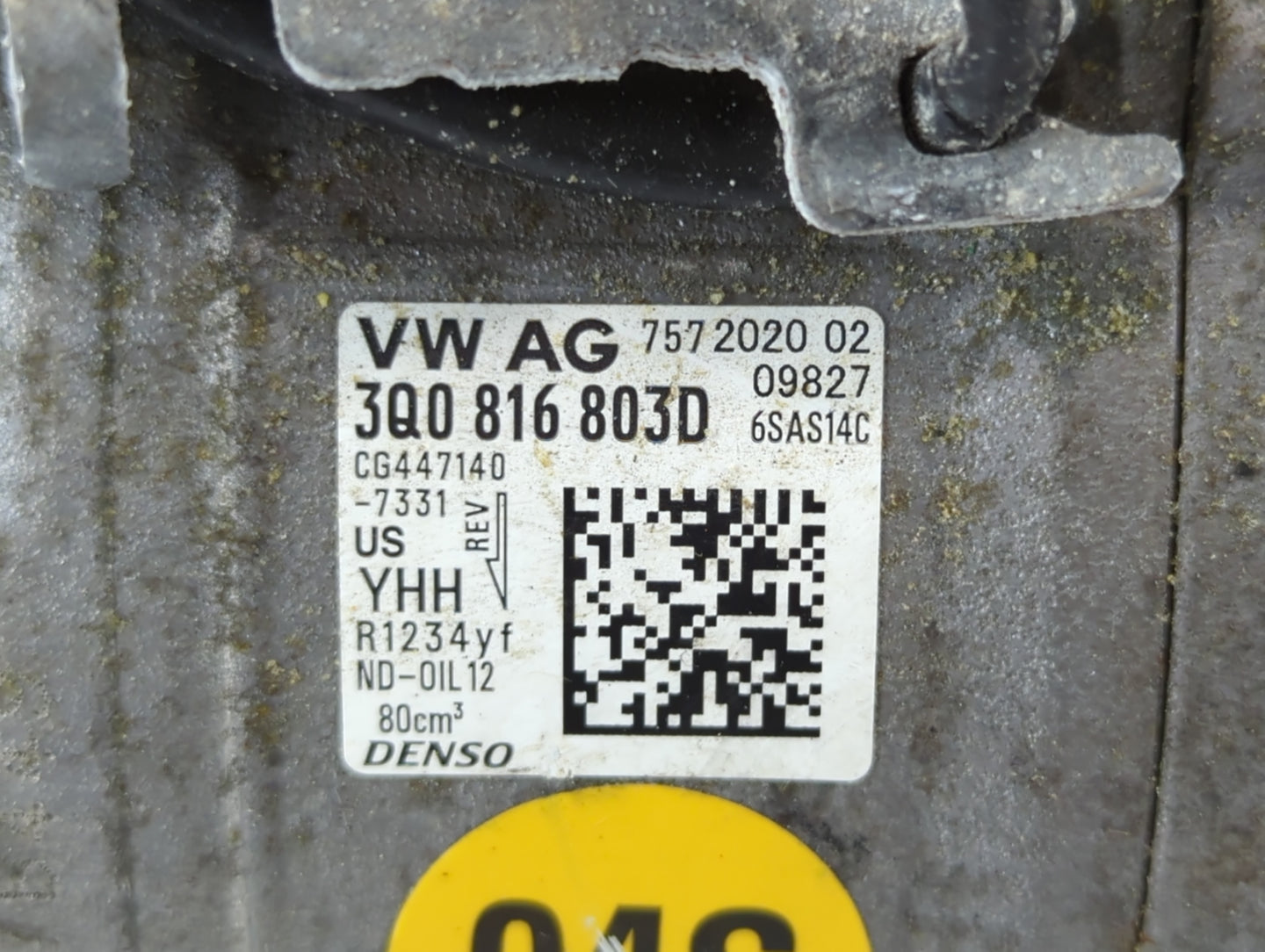 2020-2021 Volkswagen Jetta Air Conditioning A/c Ac Compressor Oem - Oemusedautoparts1.com