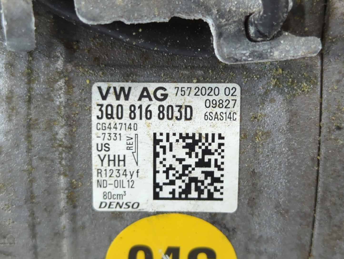 2020-2021 Volkswagen Jetta Air Conditioning A/c Ac Compressor Oem - Oemusedautoparts1.com