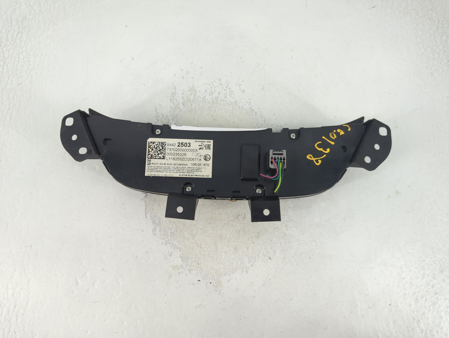 2019-2021 Chevrolet Equinox Climate Control Module Temperature AC/Heater Replacement P/N:84422503 Fits Fits 2019 2020 2021 OEM Used Auto Parts - Oemusedautoparts1.com