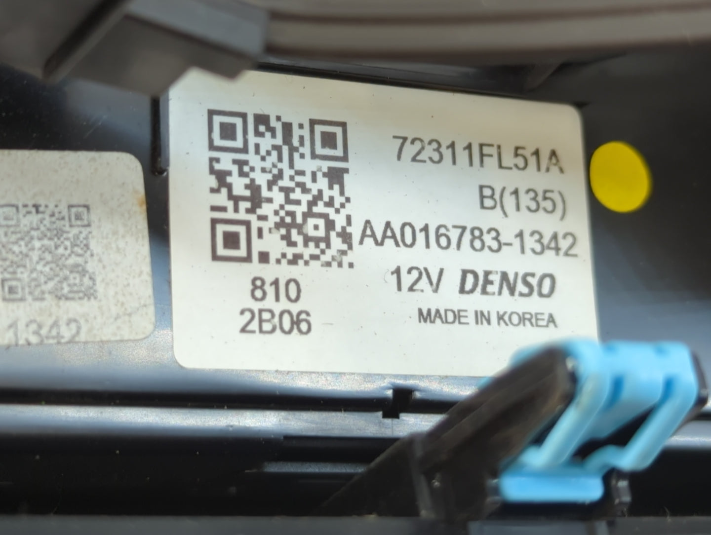 2017-2022 Subaru Impreza Climate Control Module Temperature AC/Heater Replacement P/N:AA016783-1342 72311FL51A Fits OEM Used Auto Parts - Oemusedautoparts1.com