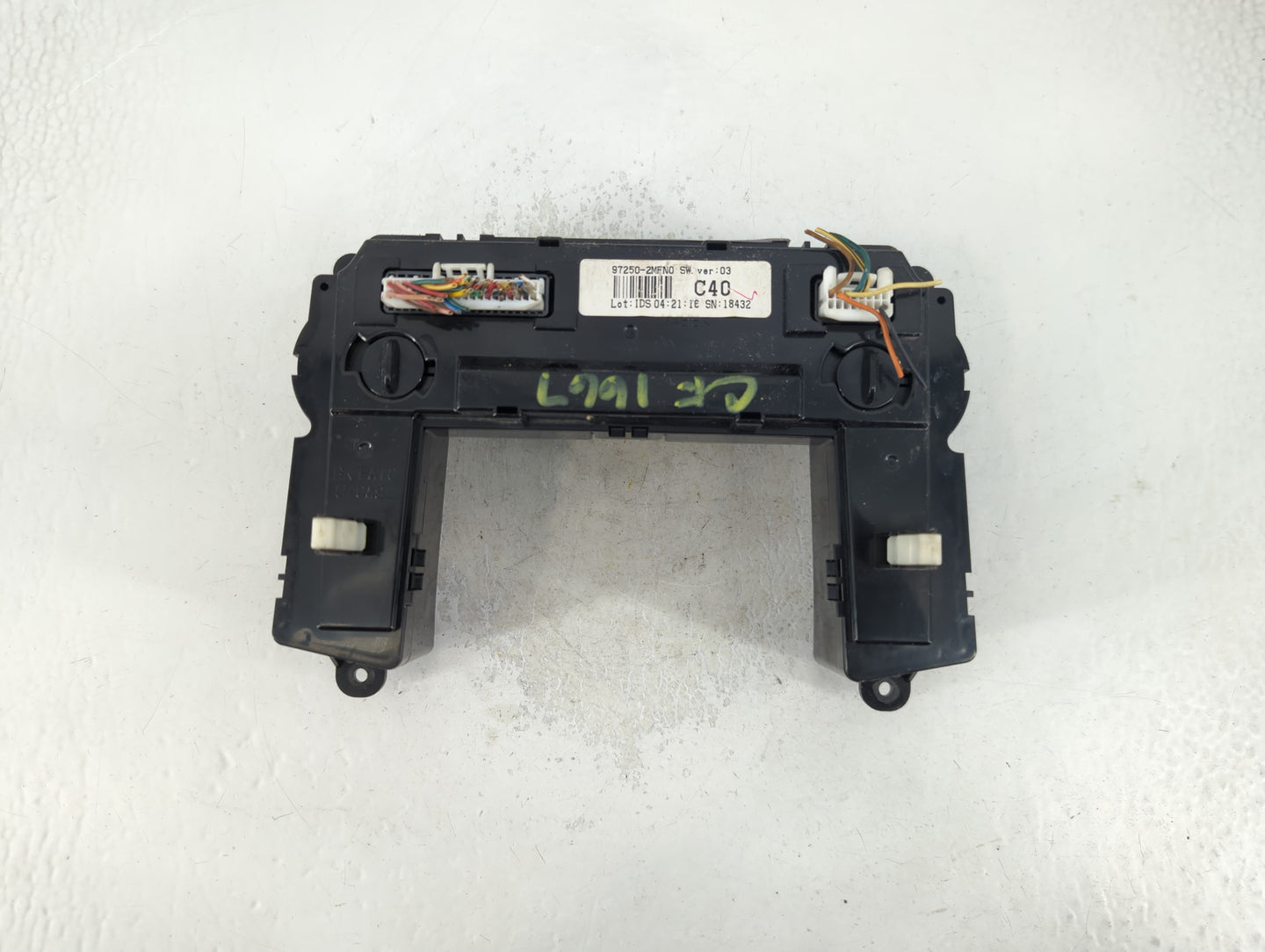 2013 Hyundai Genesis Climate Control Module Temperature AC/Heater Replacement P/N:97250-2MFN0 Fits OEM Used Auto Parts - Oemusedautoparts1.com