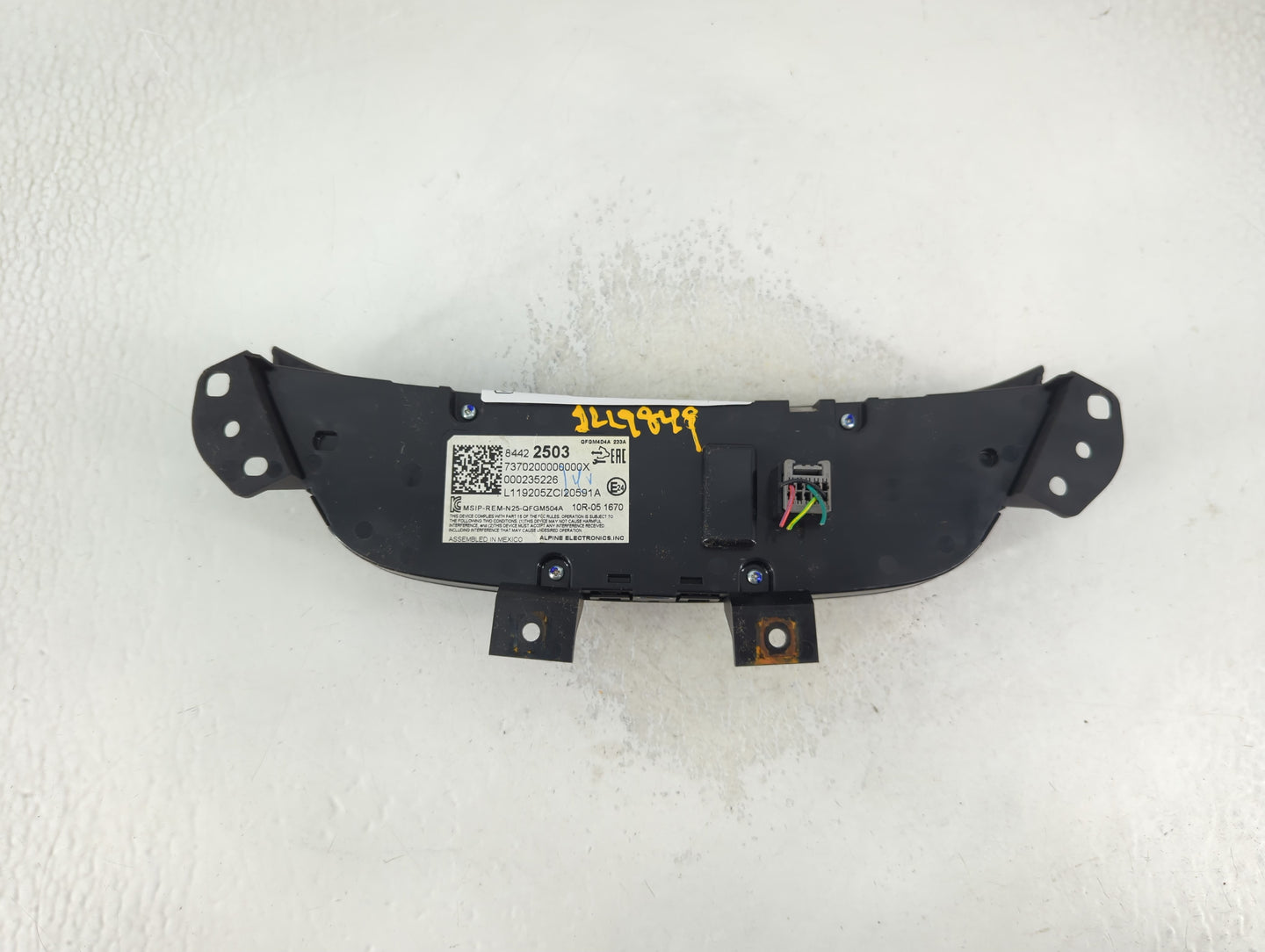 2019-2021 Chevrolet Equinox Climate Control Module Temperature AC/Heater Replacement P/N:84422503 Fits Fits 2019 2020 2021 OEM Used Auto Parts - Oemusedautoparts1.com