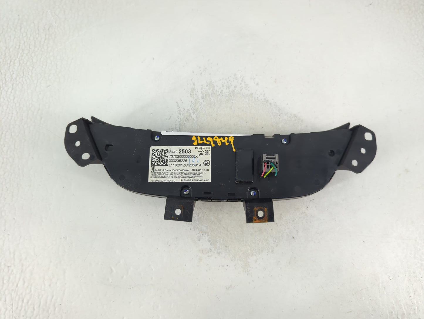 2019-2021 Chevrolet Equinox Climate Control Module Temperature AC/Heater Replacement P/N:84422503 Fits Fits 2019 2020 2021 OEM Used Auto Parts - Oemusedautoparts1.com