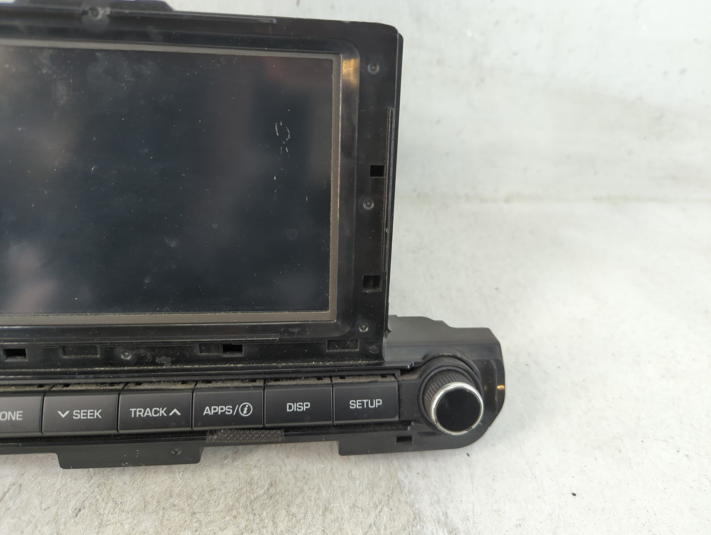 2017-2018 Hyundai Elantra Radio AM FM Cd Player Receiver Replacement P/N:96160-F2100UAT Fits Fits 2017 2018 OEM Used Auto Parts - Oemusedautoparts1.com