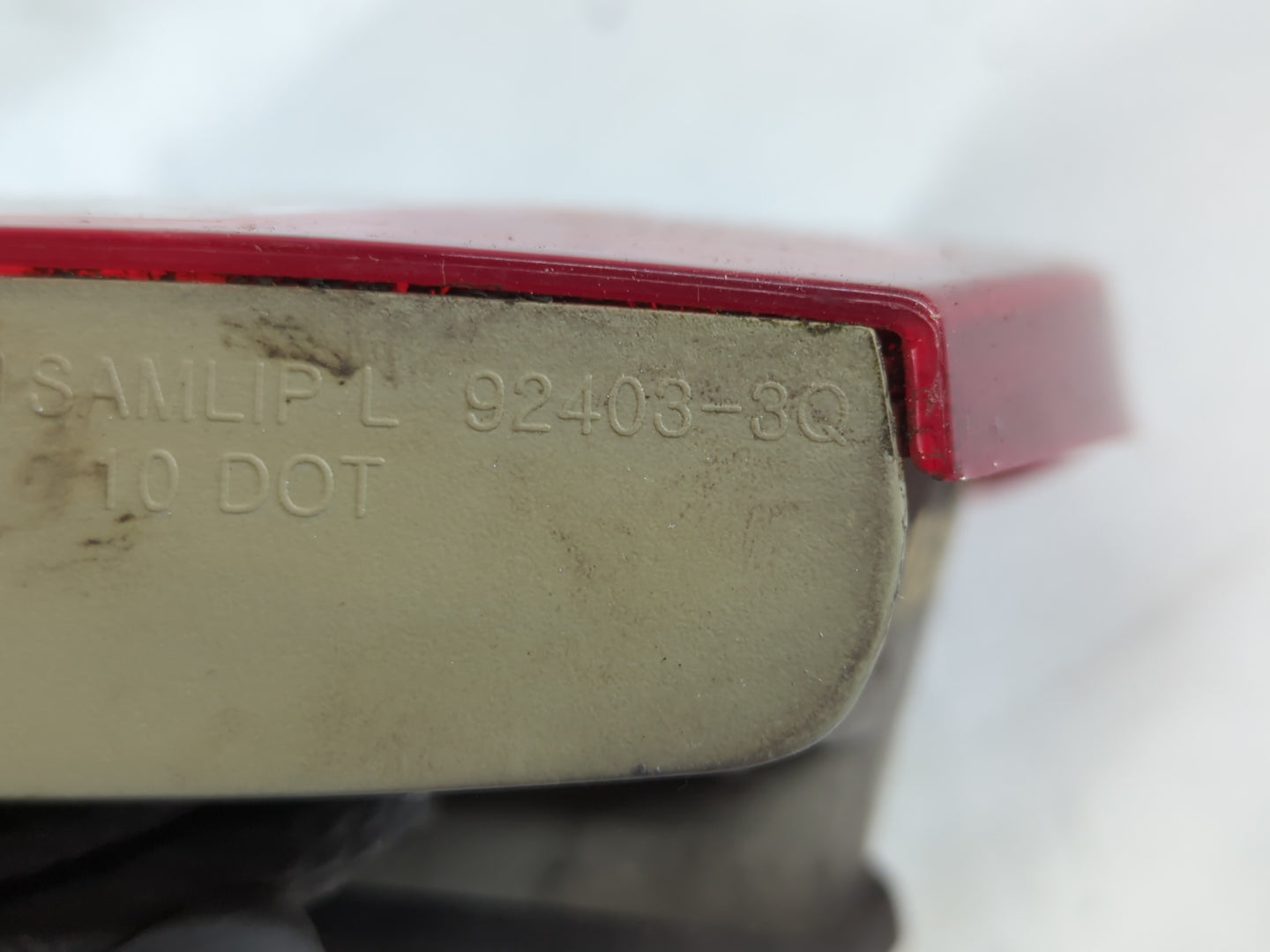 2011-2014 Hyundai Sonata Tail Light Assembly Driver Left OEM P/N:92403-3Q Fits Fits 2011 2012 2013 2014 OEM Used Auto Parts - Oemusedautoparts1.com