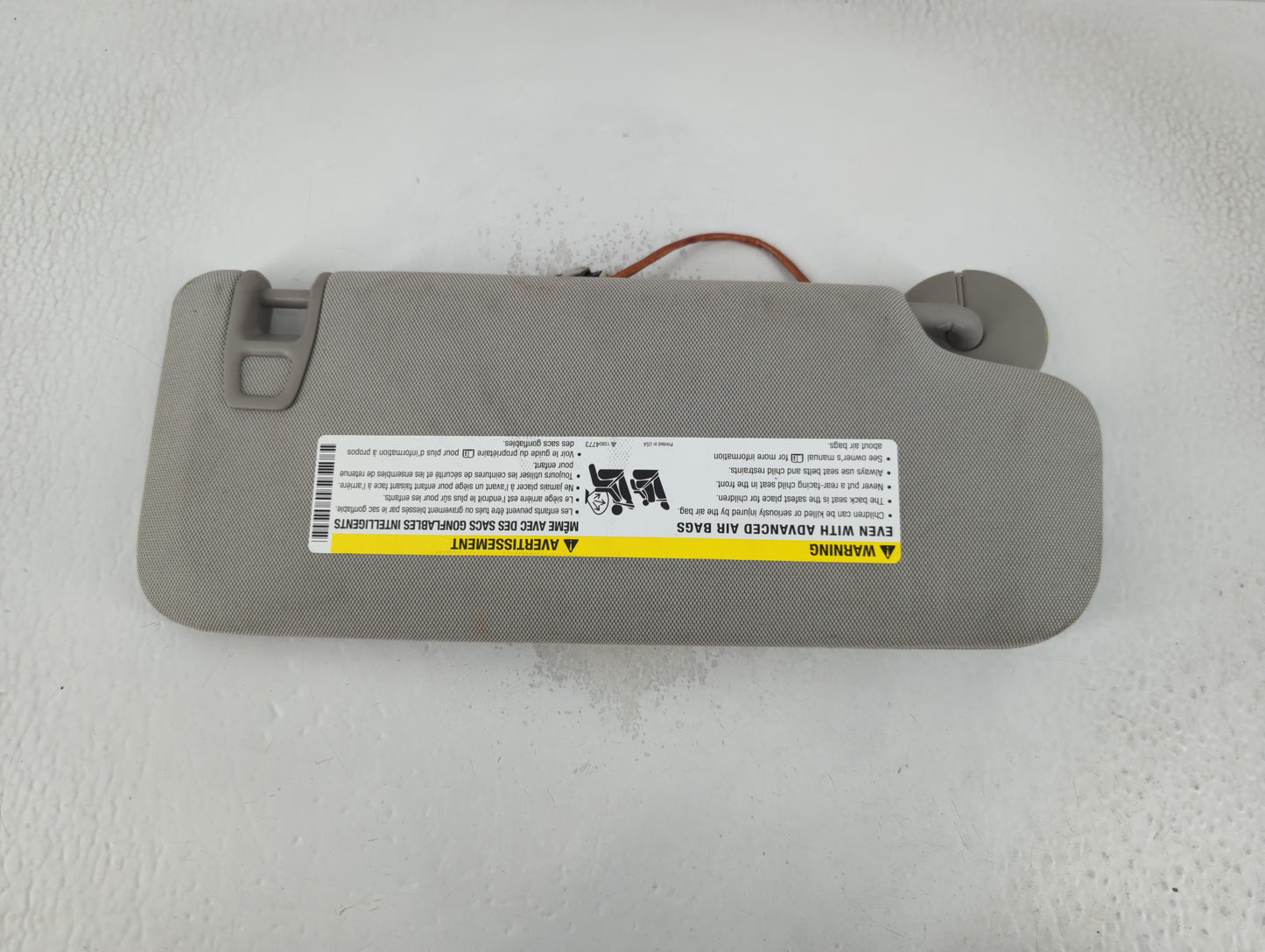 2010-2015 Buick Lacross Sun Visor Shade Replacement Driver Left Mirror Fits Fits 2010 2011 2012 2013 2014 2015 OEM Used Auto Parts - Oemusedautoparts1.com