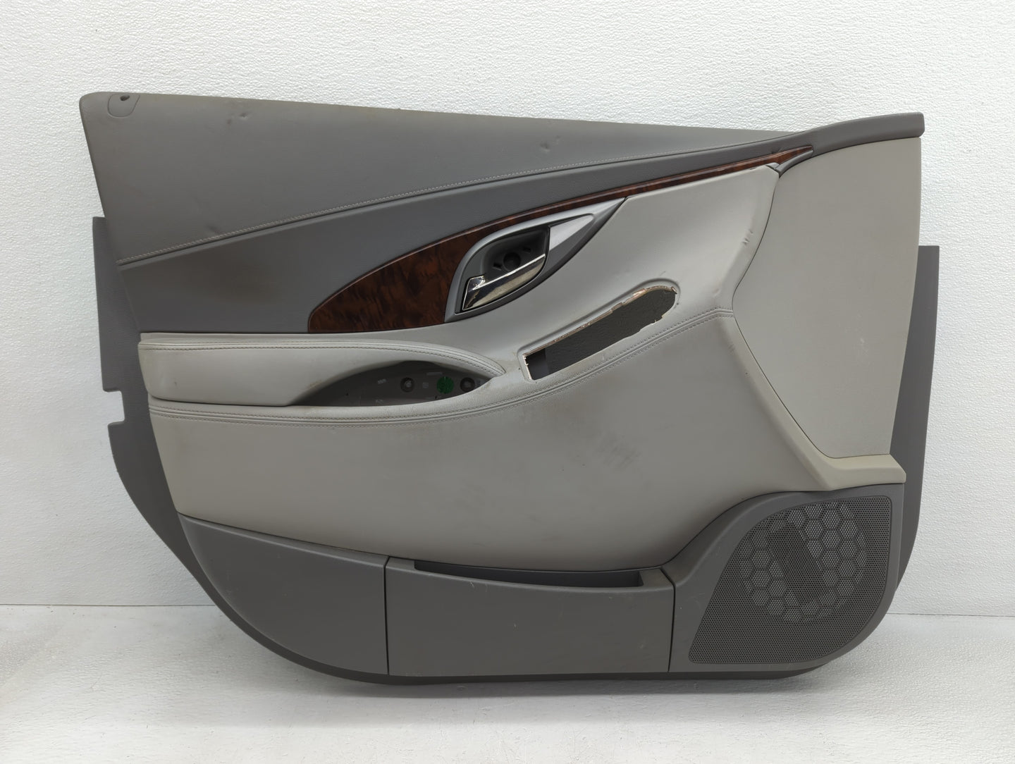 2010 Buick Lacross Front Left Driver Interior Door Panel Trim Grey - Oemusedautoparts1.com