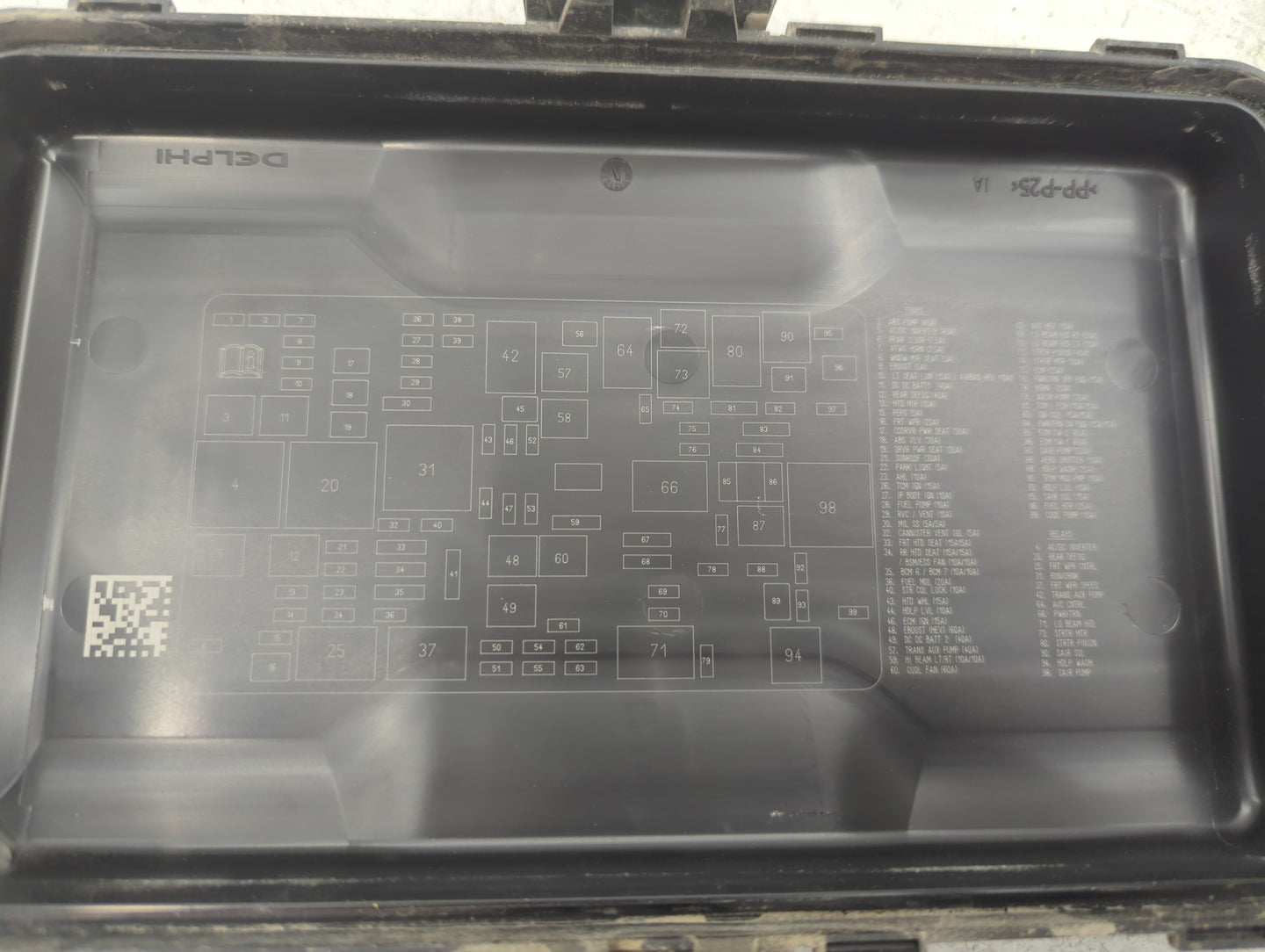 2016 Chevrolet Malibu Fusebox Fuse Box Panel Relay Module Fits OEM Used Auto Parts - Oemusedautoparts1.com