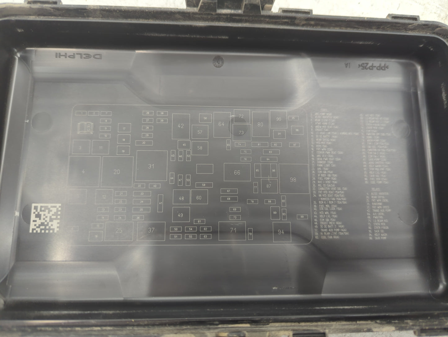 2016 Chevrolet Malibu Fusebox Fuse Box Panel Relay Module Fits OEM Used Auto Parts - Oemusedautoparts1.com