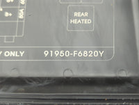 2017-2019 Kia Cadenza Fusebox Fuse Box Panel Relay Module P/N:91950-F6820Y 91223-F6631 Fits Fits 2017 2018 2019 OEM Used Auto Parts - Oemusedautoparts1.com