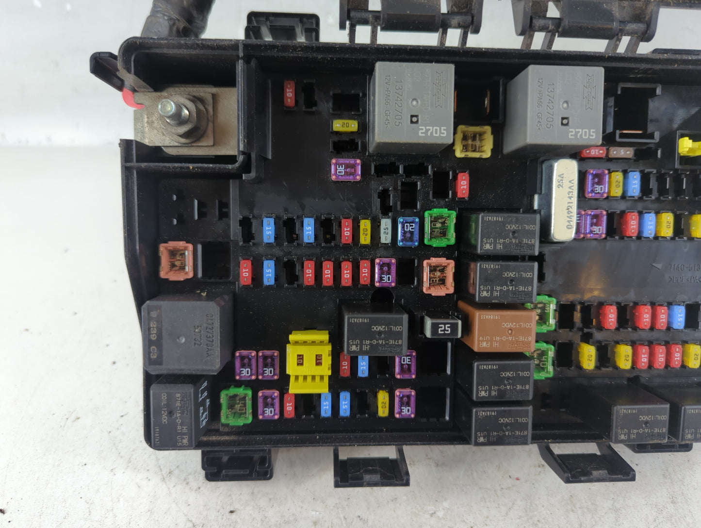 2020 Jeep Grand Cherokee Fusebox Fuse Box Panel Relay Module P/N:P68425203AB A Fits OEM Used Auto Parts - Oemusedautoparts1.com