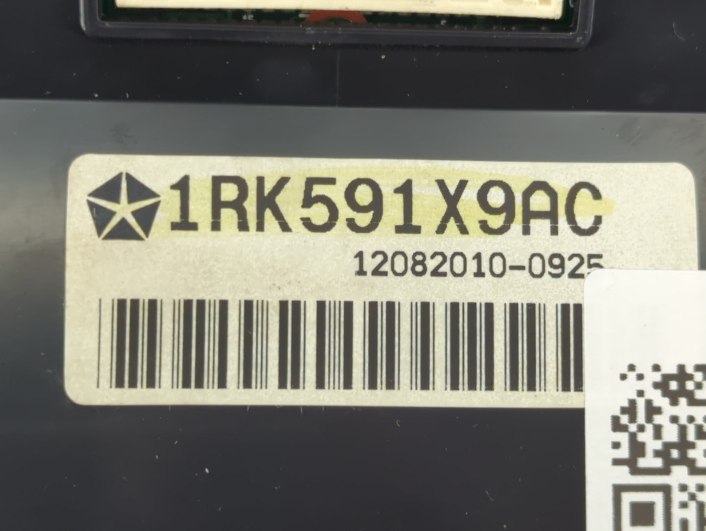 2011 Dodge Journey Climate Control Module Temperature AC/Heater Replacement P/N:1RK591X9AC Fits OEM Used Auto Parts - Oemusedautoparts1.com