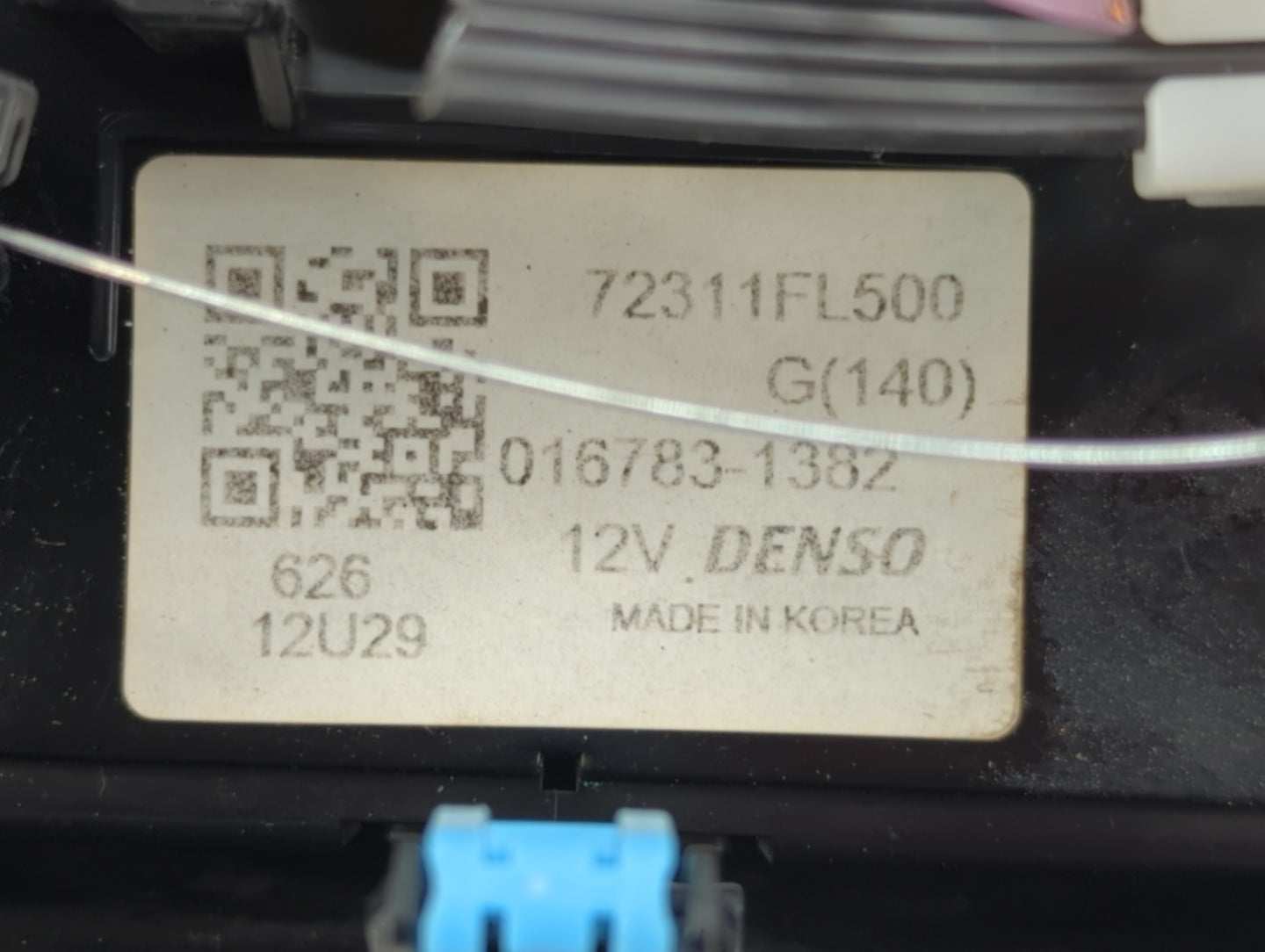 2018 Subaru Xv Climate Control Module Temperature AC/Heater Replacement P/N:016783-1382 72311FL500 Fits OEM Used Auto Parts - Oemusedautoparts1.com