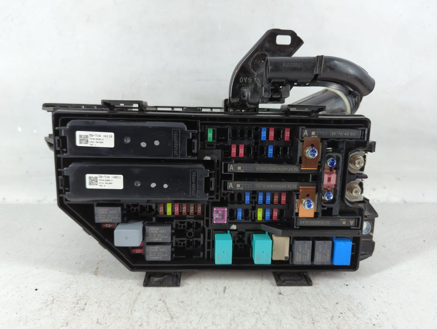 2021-2022 Honda Accord Fusebox Fuse Box Panel Relay Module P/N:7470-5366 30-TVA-A011 Fits Fits 2021 2022 OEM Used Auto Parts - Oemusedautoparts1.com