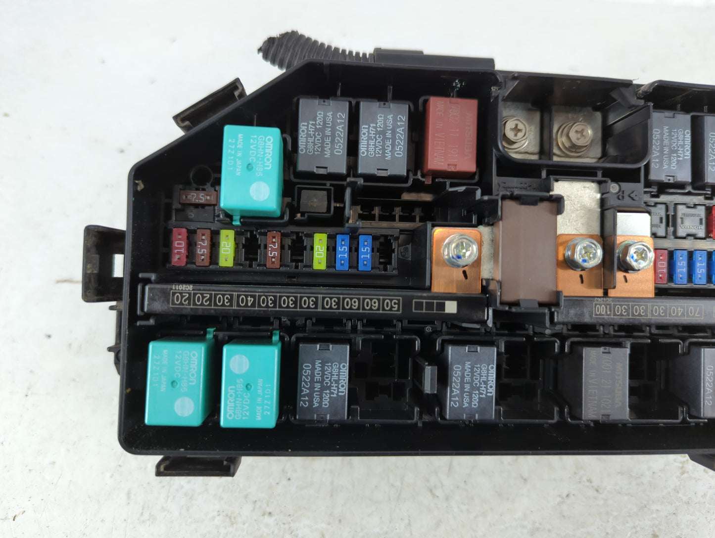 2012-2015 Honda Civic Fusebox Fuse Box Panel Relay Module P/N:072R2081U3 TR0 A012 A0 Fits Fits 2012 2013 2014 2015 OEM Used Auto Parts - Oemusedautoparts1.com
