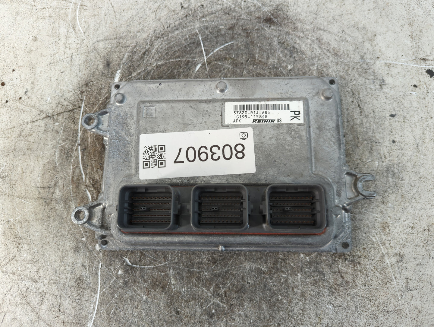 2014-2015 Honda Civic PCM Engine Control Computer ECU ECM PCU OEM P/N:G195-115848 37820-R1J-A85 Fits Fits 2014 2015 OEM Used Auto Parts - Oemusedautoparts1.com