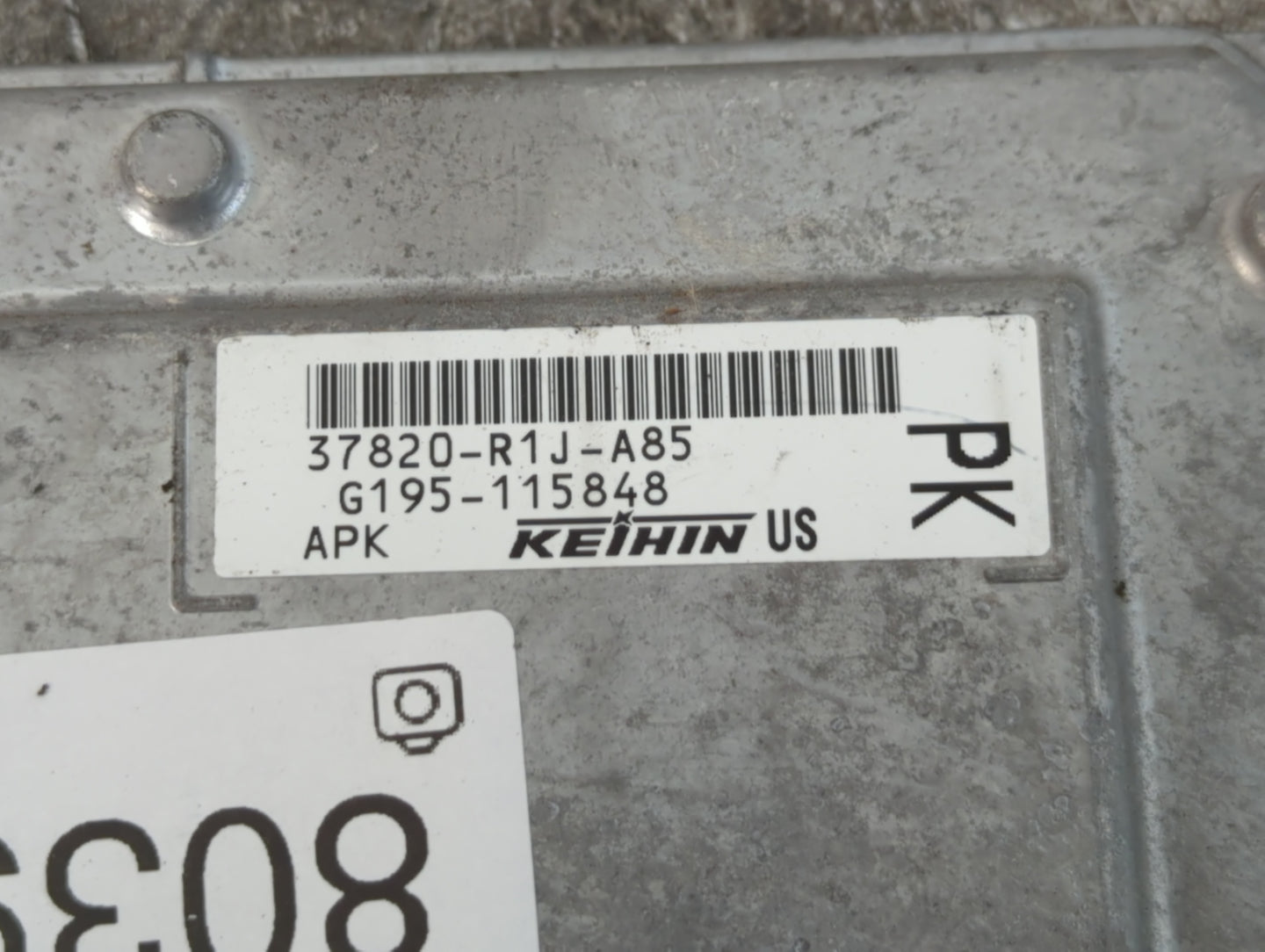 2014-2015 Honda Civic PCM Engine Control Computer ECU ECM PCU OEM P/N:G195-115848 37820-R1J-A85 Fits Fits 2014 2015 OEM Used Auto Parts - Oemusedautoparts1.com