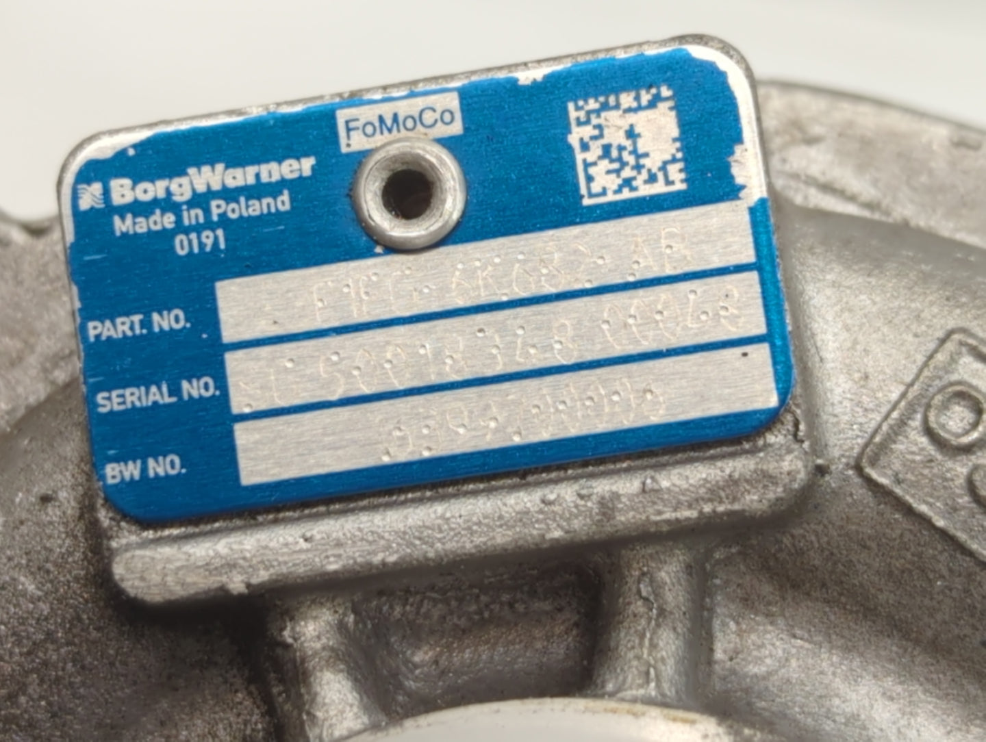 2017 Ford Escape Turbocharger Turbo Charger Super Charger Supercharger - Oemusedautoparts1.com