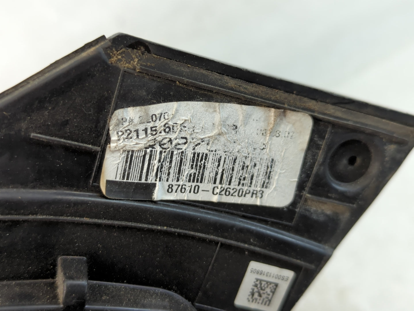 2018-2019 Hyundai Sonata Side Mirror Replacement Driver Left View Door Mirror P/N:Q027C62M 87610C2620S3B Fits Fits 2018 2019 OEM Used Auto Parts - Oemusedautoparts1.com