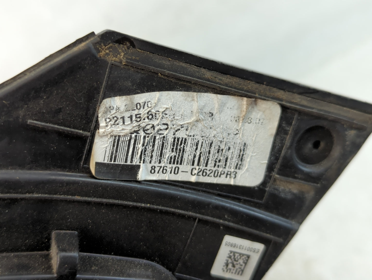 2018-2019 Hyundai Sonata Side Mirror Replacement Driver Left View Door Mirror P/N:Q027C62M 87610C2620S3B Fits Fits 2018 2019 OEM Used Auto Parts - Oemusedautoparts1.com