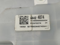 2018 Chevrolet Equinox Instrument Cluster Speedometer Gauges P/N:8442 4074 Fits OEM Used Auto Parts - Oemusedautoparts1.com