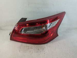 2016-2017 Nissan Altima Tail Light Assembly Passenger Right OEM Fits Fits 2016 2017 OEM Used Auto Parts