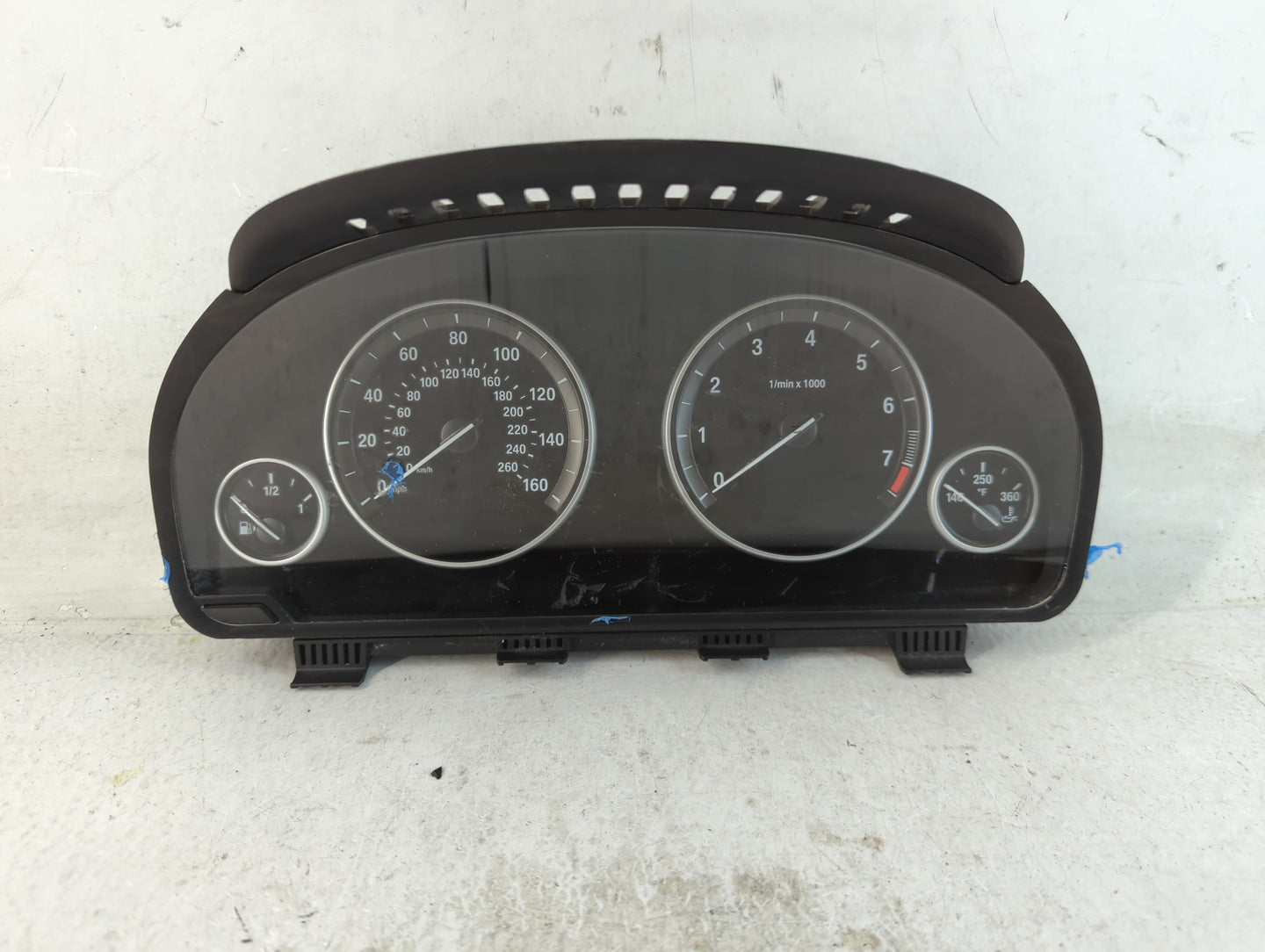 2014-2016 Bmw 528i Instrument Cluster Speedometer Gauges P/N:2615572-03 IK 6820601-01 Fits Fits 2014 2015 2016 2017 OEM Used Auto Parts - Oemusedautoparts1.com