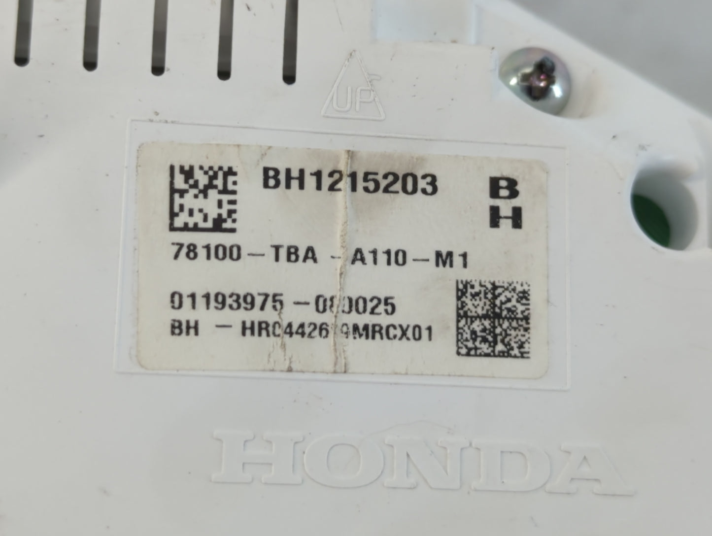 2019-2021 Honda Civic Instrument Cluster Speedometer Gauges P/N:78100-TBA-A110-M1 Fits Fits 2019 2020 2021 OEM Used Auto Parts - Oemusedautoparts1.com