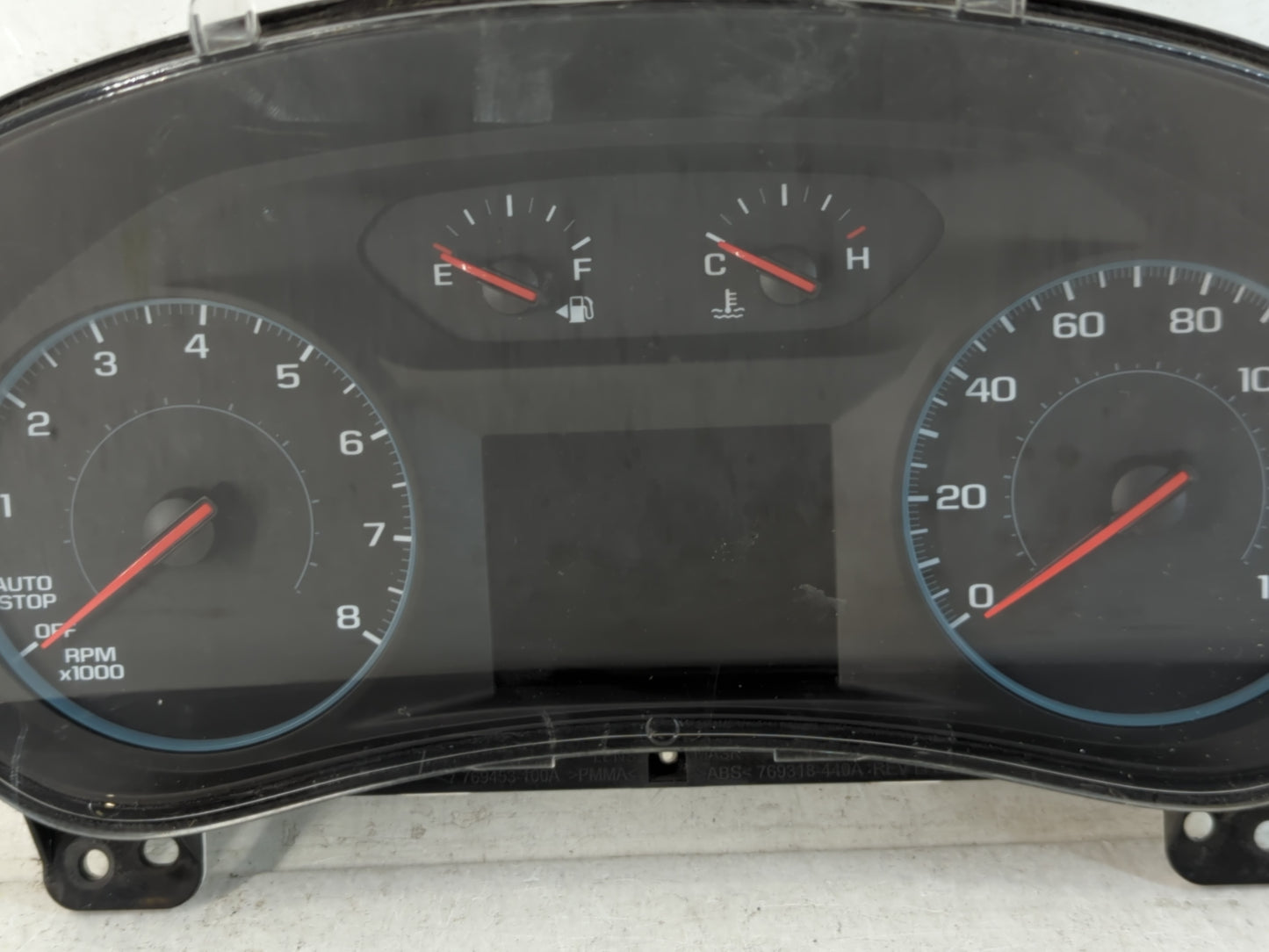 2018 Chevrolet Equinox Instrument Cluster Speedometer Gauges P/N:84424074 Fits OEM Used Auto Parts - Oemusedautoparts1.com