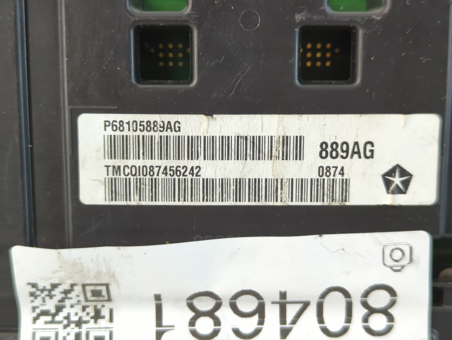 2014 Jeep Cherokee Instrument Cluster Speedometer Gauges P/N:P68105889AG Fits OEM Used Auto Parts - Oemusedautoparts1.com