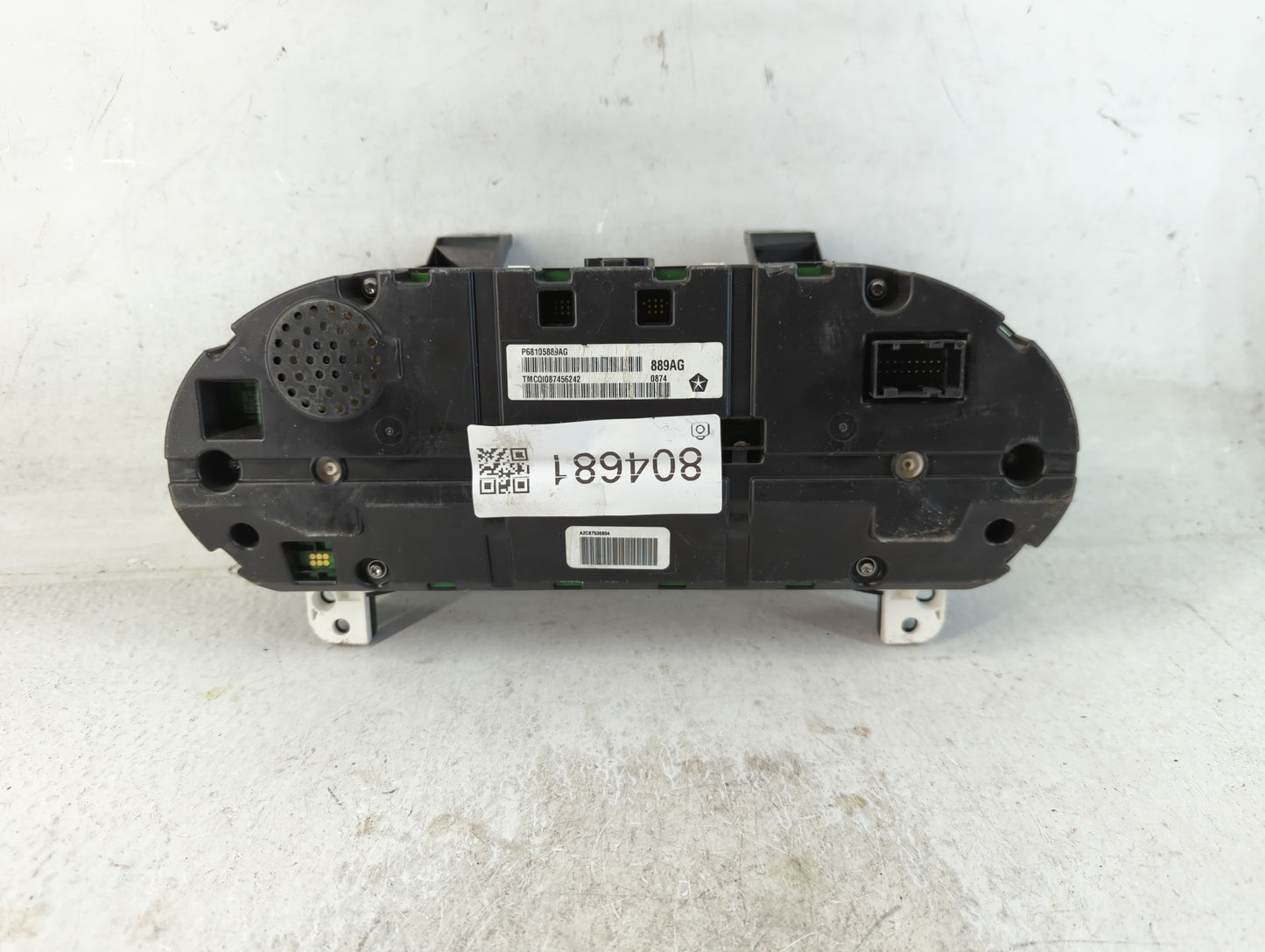 2014 Jeep Cherokee Instrument Cluster Speedometer Gauges P/N:P68105889AG Fits OEM Used Auto Parts - Oemusedautoparts1.com