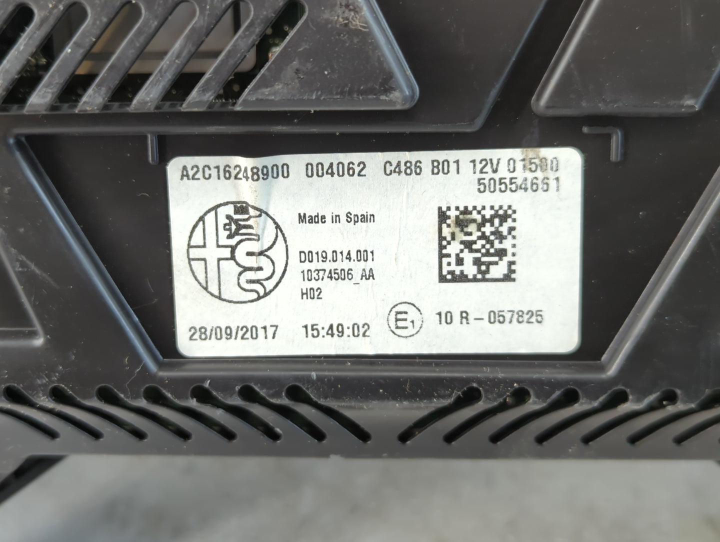 2018 Alfa Romeo Stelvio Instrument Cluster Speedometer Gauges P/N:A2C16248900 Fits OEM Used Auto Parts - Oemusedautoparts1.com