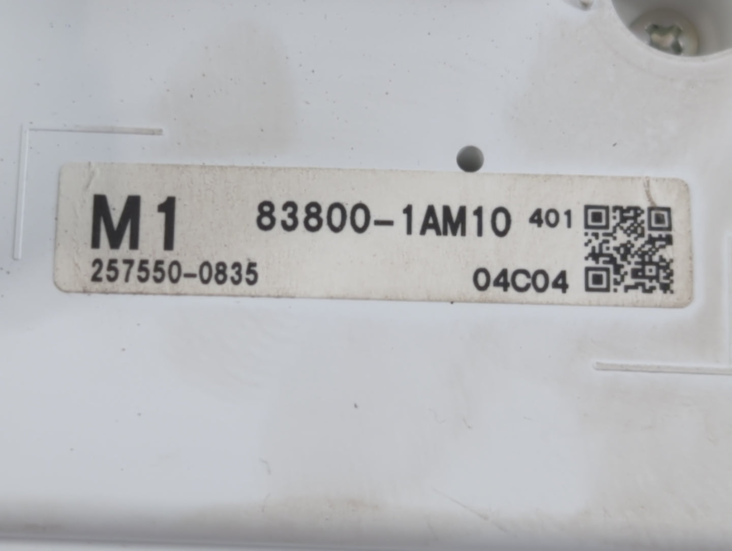 2020 Toyota Corolla Instrument Cluster Speedometer Gauges P/N:257550-0835 83800-1AM10 Fits OEM Used Auto Parts - Oemusedautoparts1.com